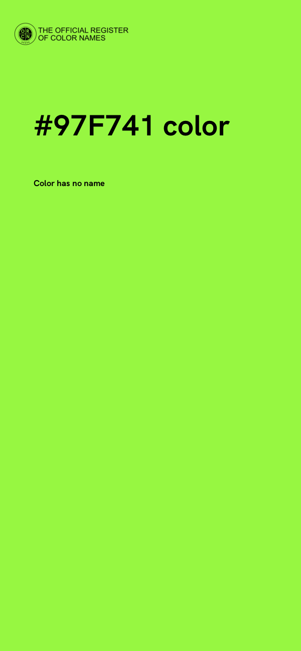 #97F741 color image
