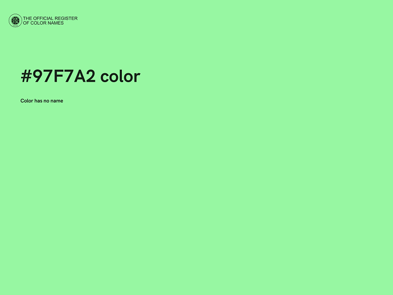 #97F7A2 color image