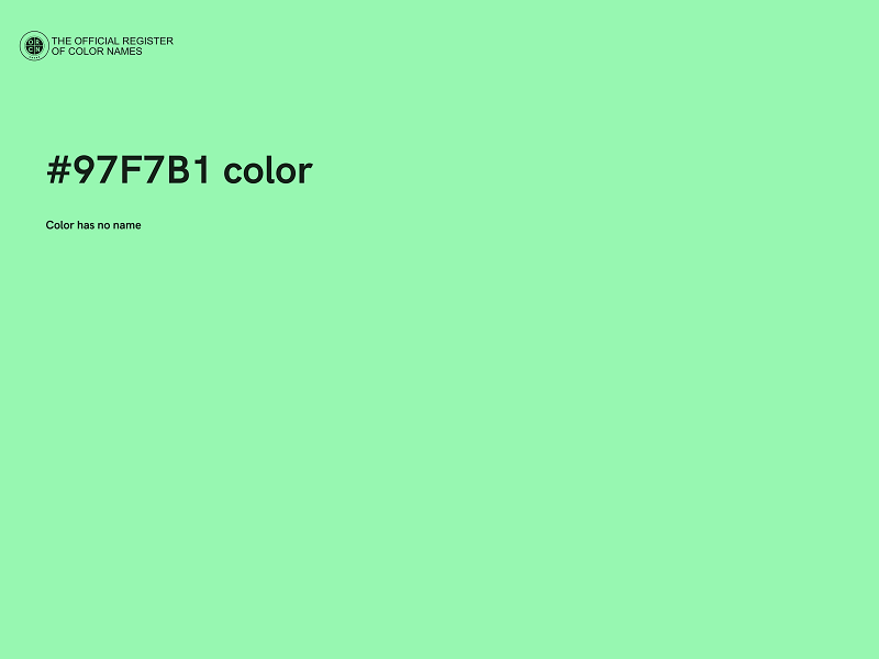 #97F7B1 color image