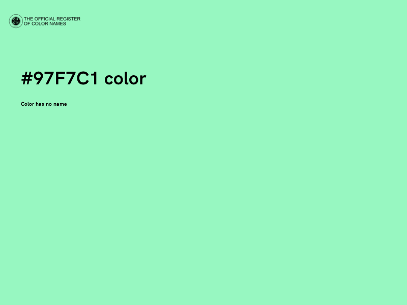 #97F7C1 color image