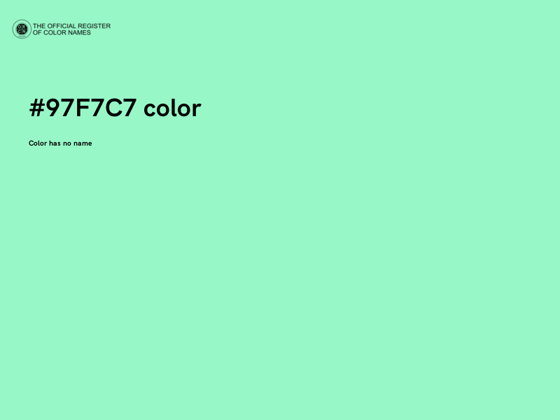 #97F7C7 color image