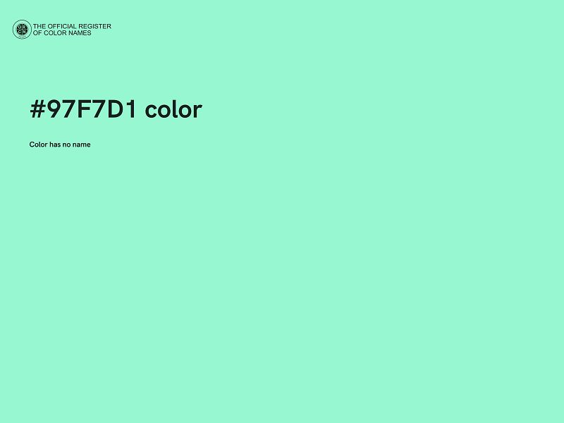 #97F7D1 color image