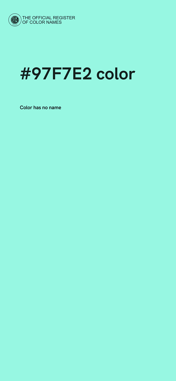 #97F7E2 color image