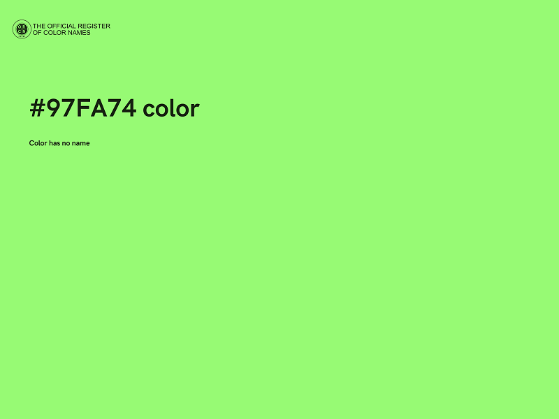 #97FA74 color image