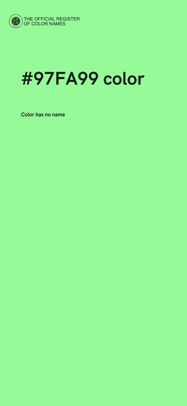 #97FA99 color image