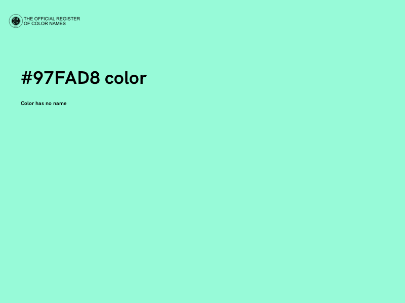 #97FAD8 color image