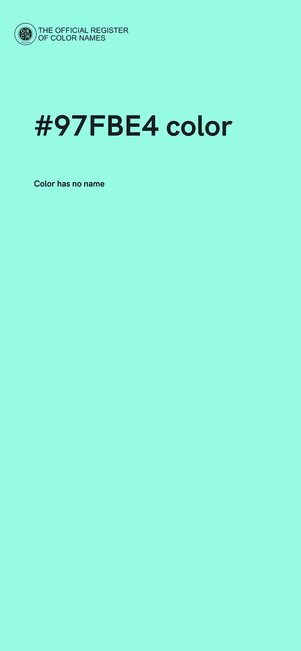 #97FBE4 color image