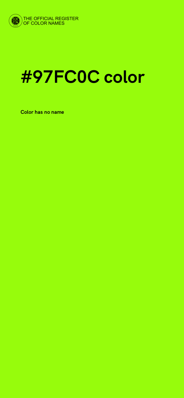 #97FC0C color image