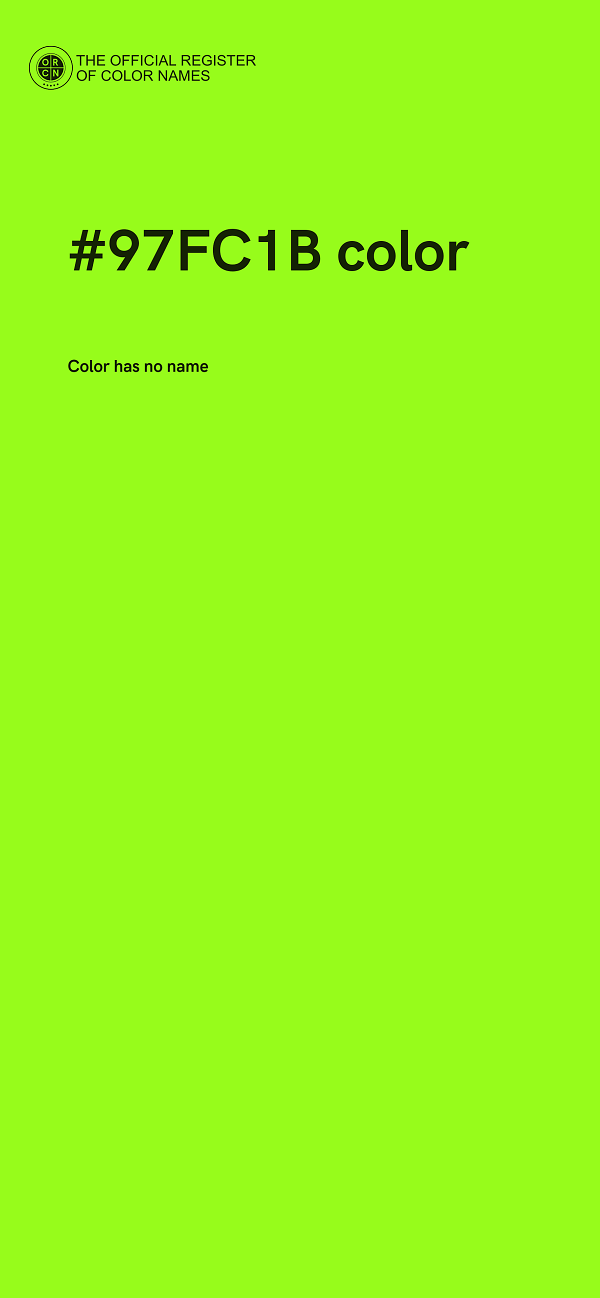 #97FC1B color image