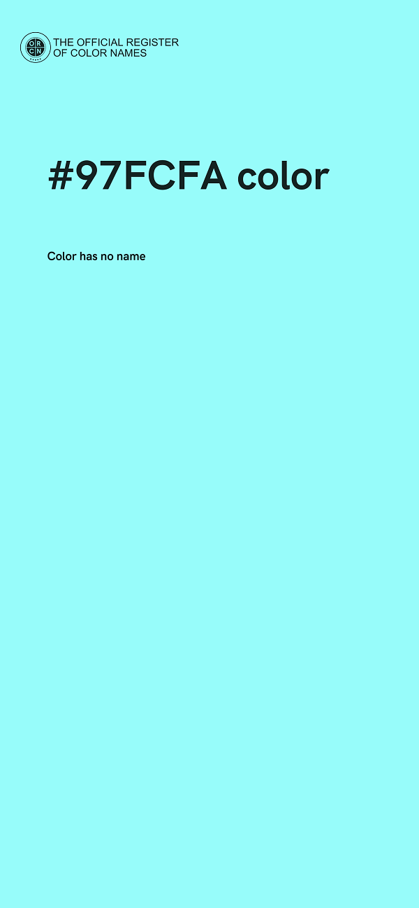 #97FCFA color image