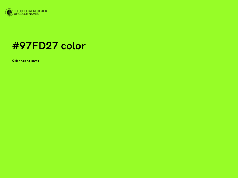#97FD27 color image