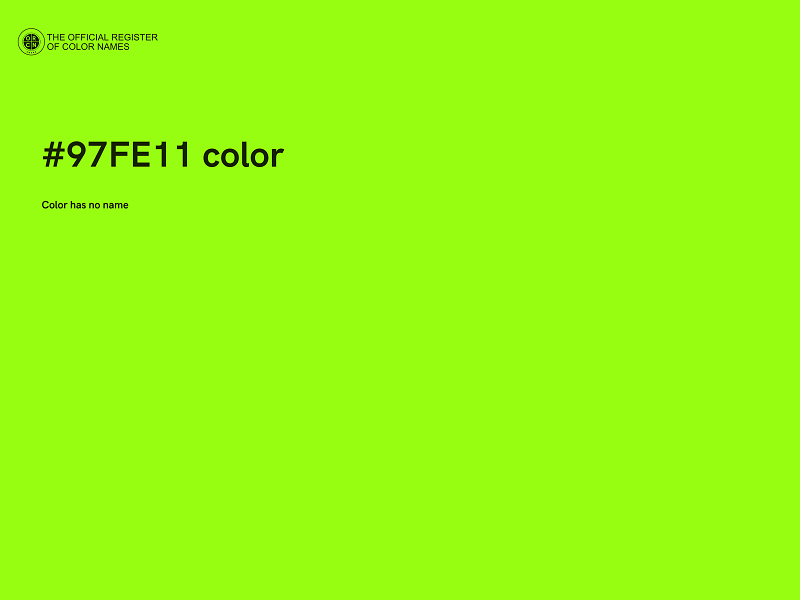 #97FE11 color image