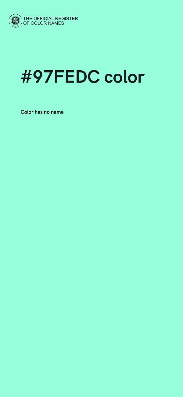 #97FEDC color image
