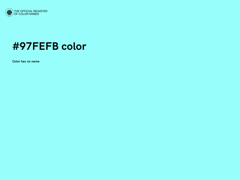 #97FEFB color image