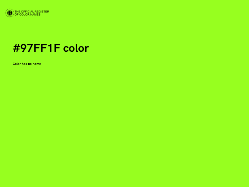 #97FF1F color image