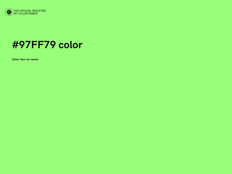 #97FF79 color image