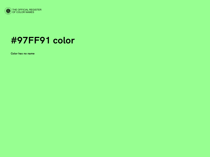 #97FF91 color image