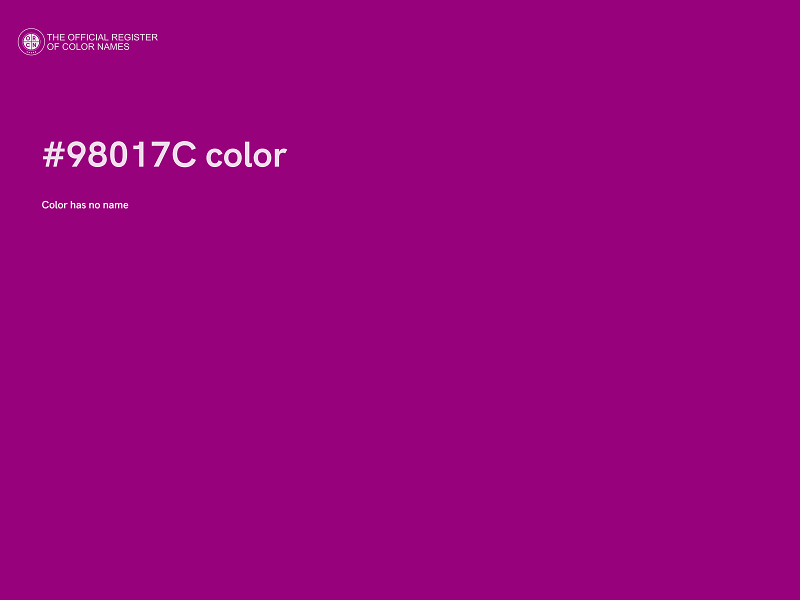 #98017C color image