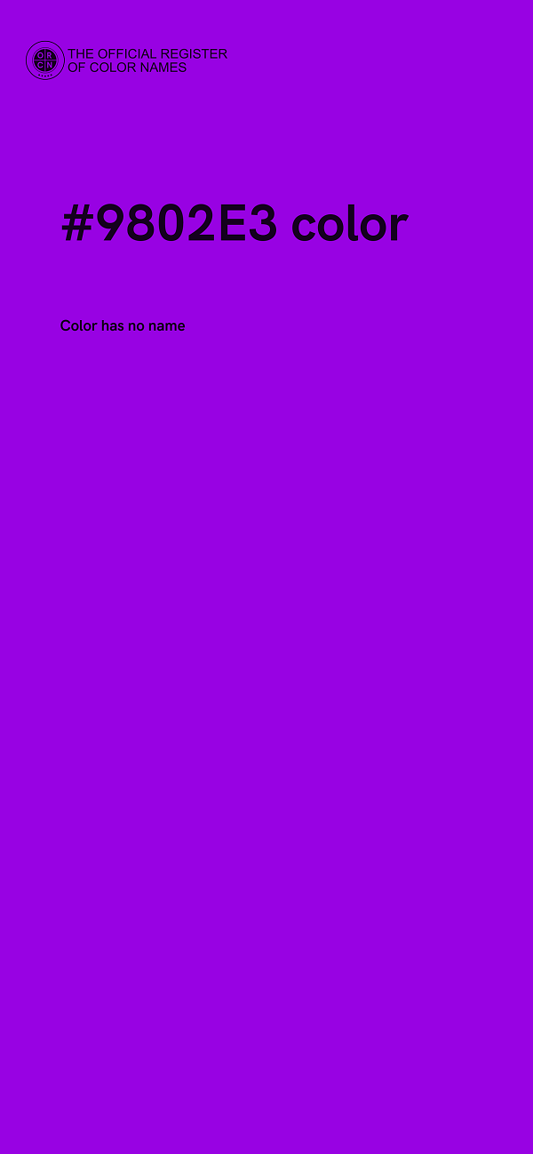 #9802E3 color image