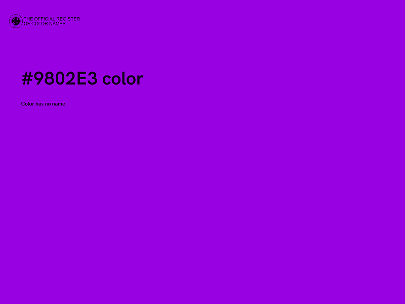 #9802E3 color image