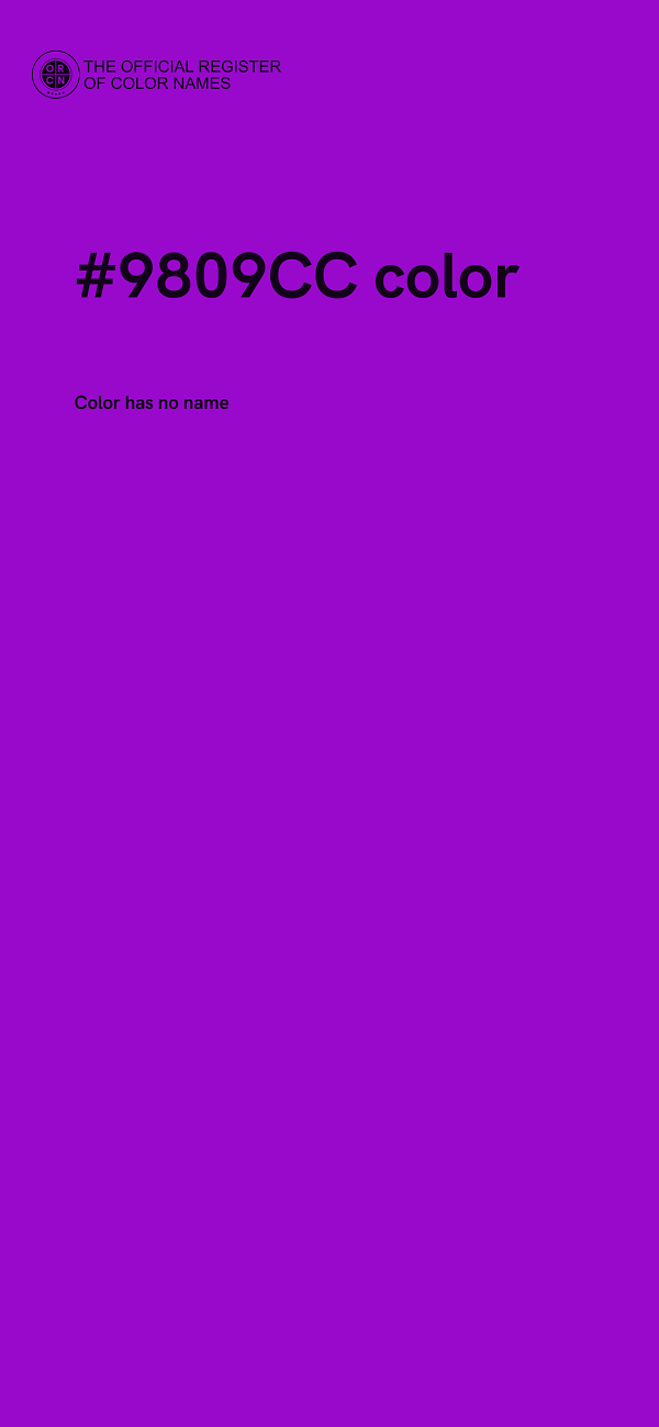 #9809CC color image