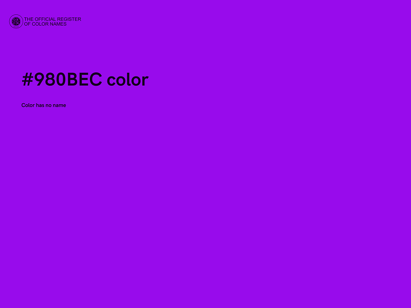 #980BEC color image