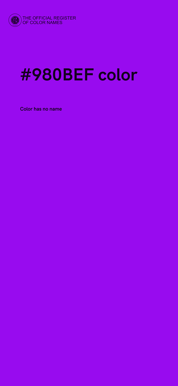 #980BEF color image