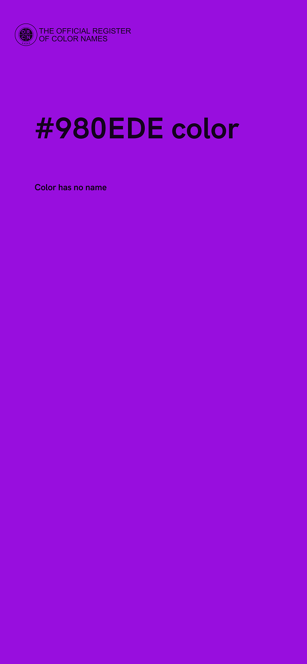 #980EDE color image