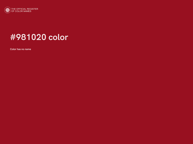 #981020 color image