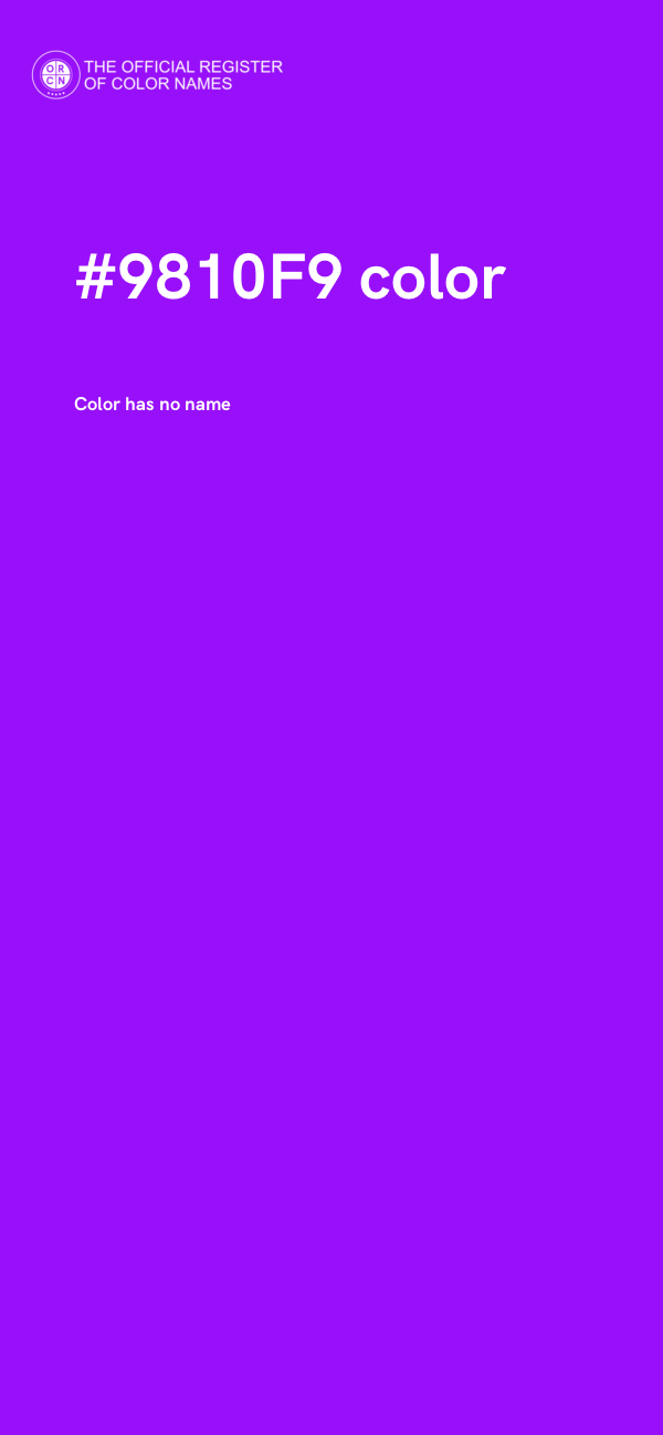 #9810F9 color image