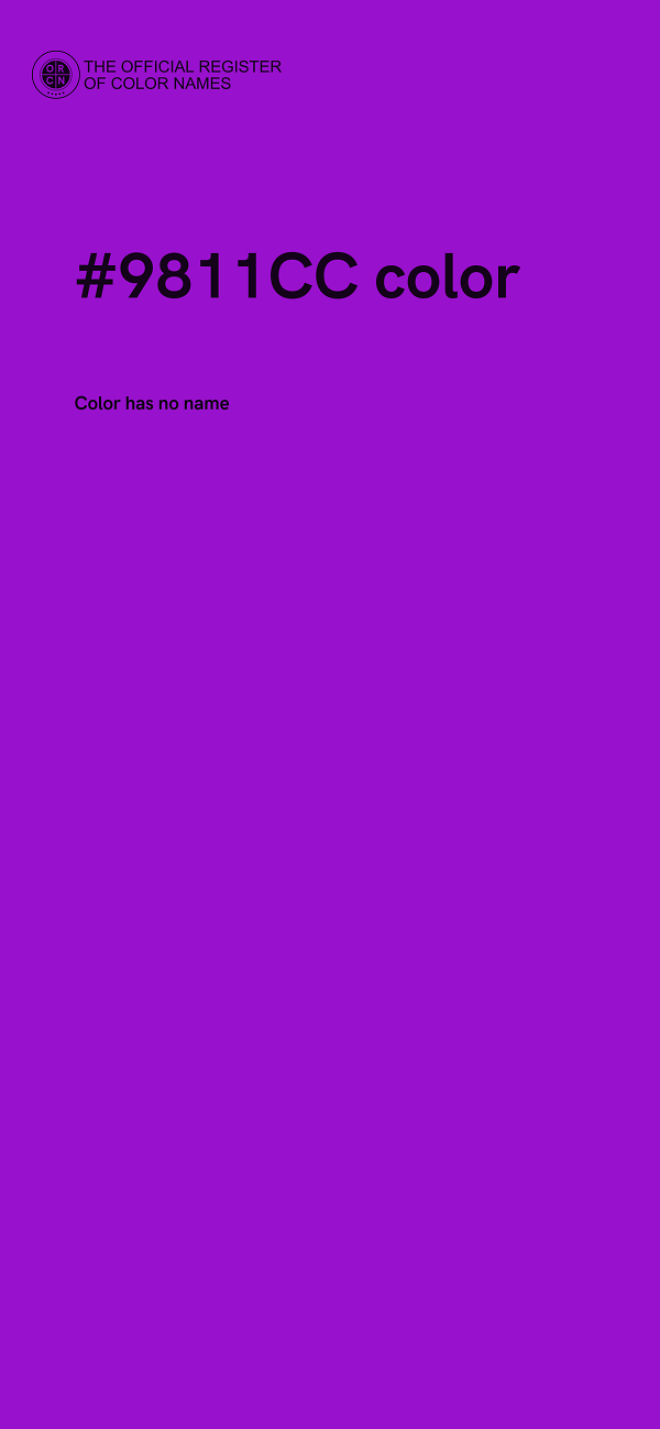 #9811CC color image
