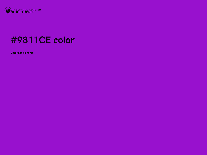 #9811CE color image