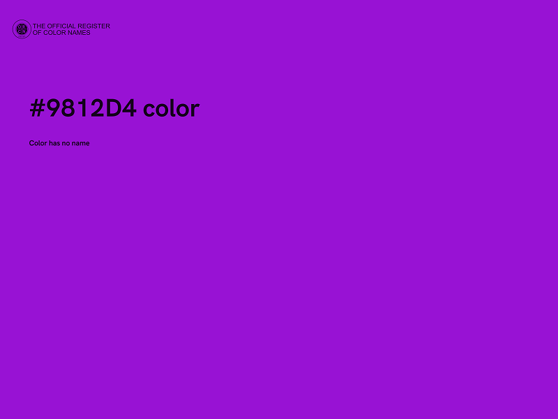 #9812D4 color image