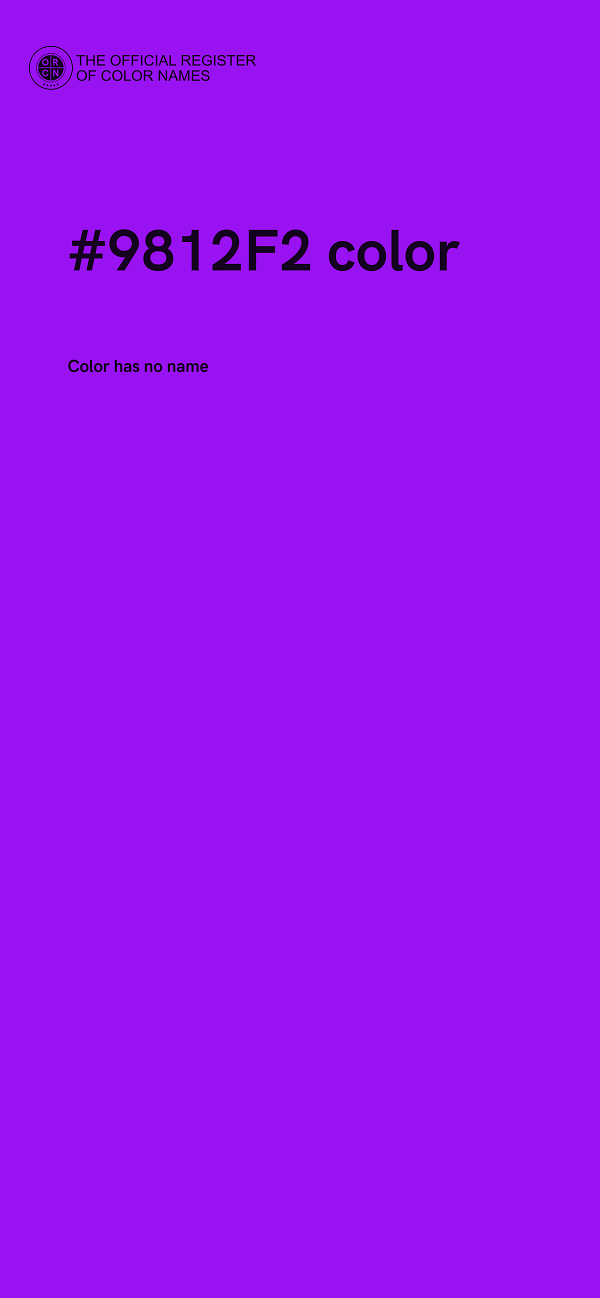 #9812F2 color image