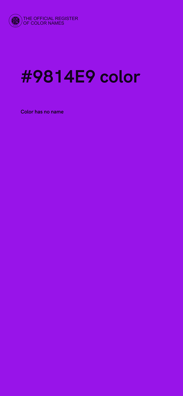#9814E9 color image