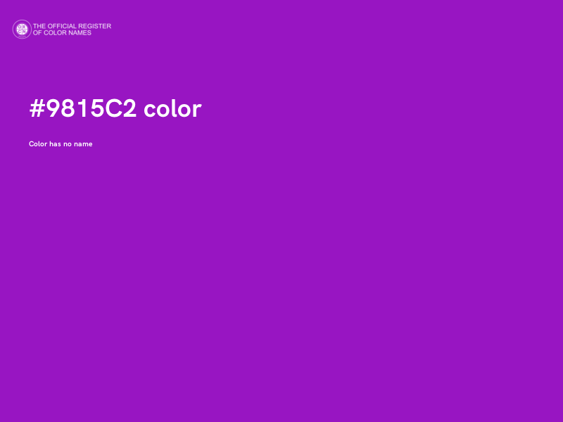 #9815C2 color image