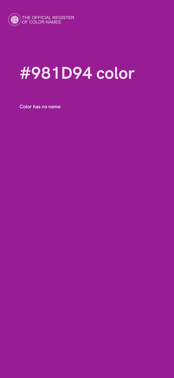 #981D94 color image