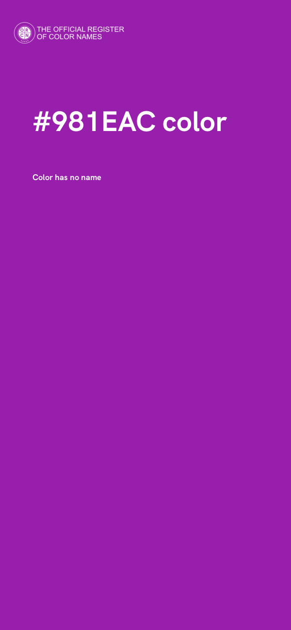 #981EAC color image