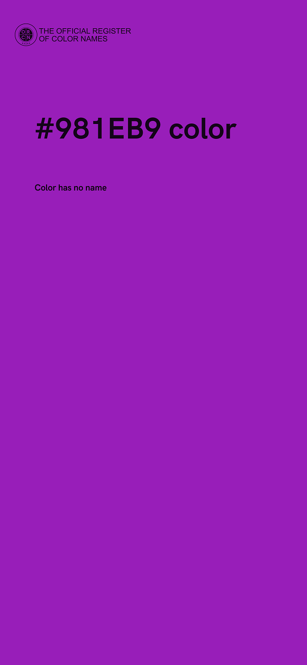 #981EB9 color image