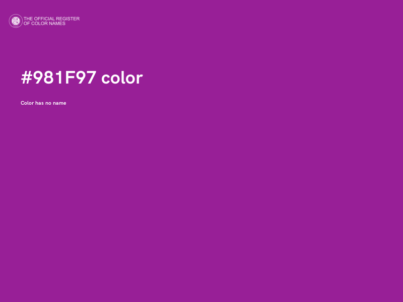 #981F97 color image