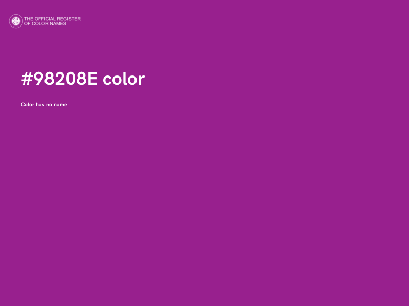 #98208E color image