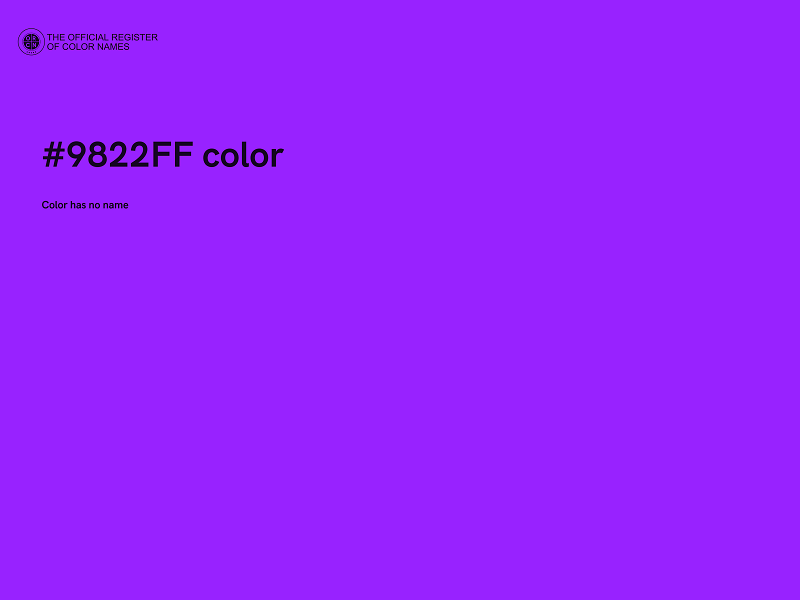 #9822FF color image