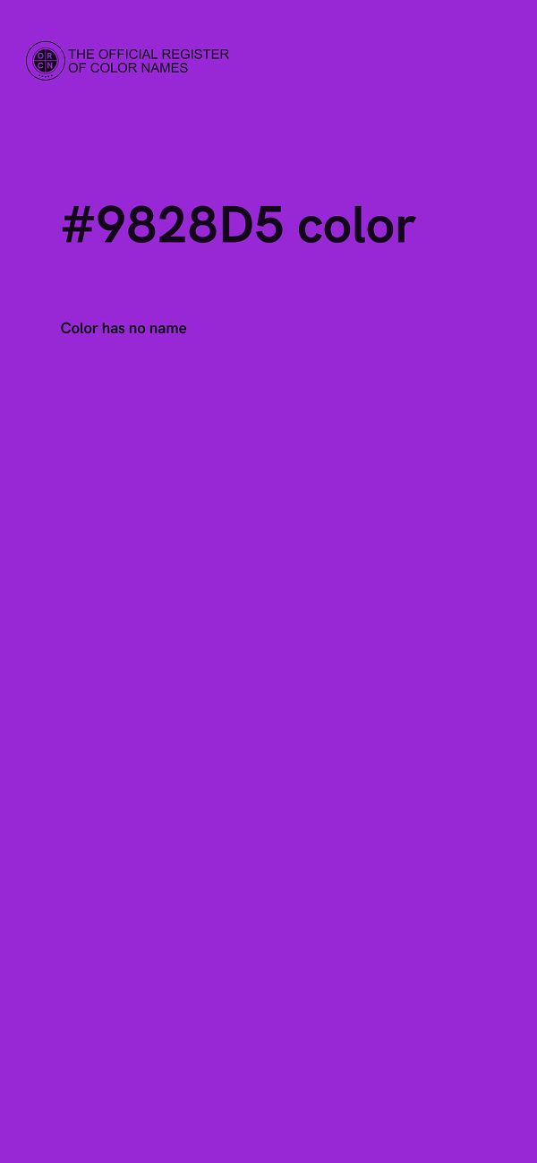 #9828D5 color image