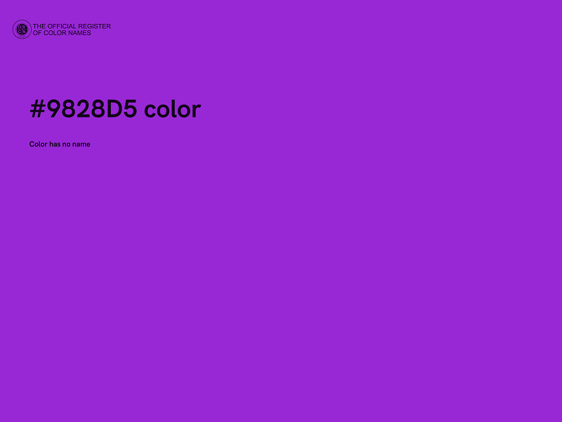 #9828D5 color image