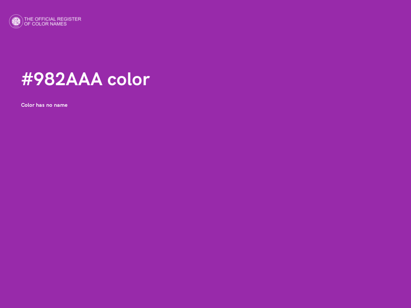 #982AAA color image