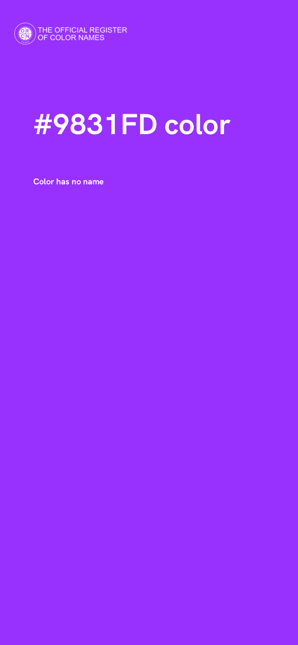 #9831FD color image