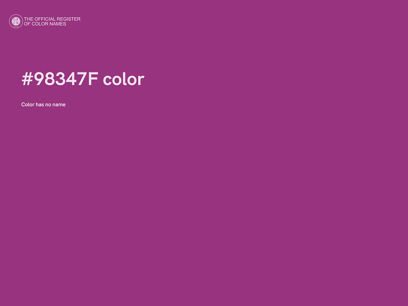 #98347F color image