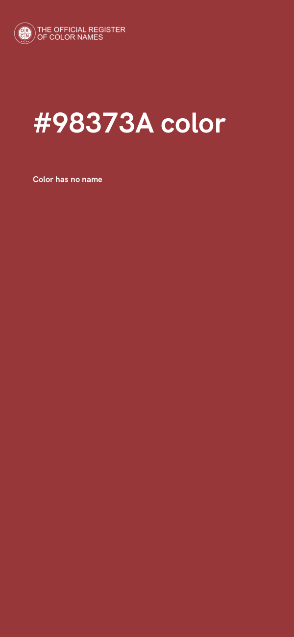 #98373A color image