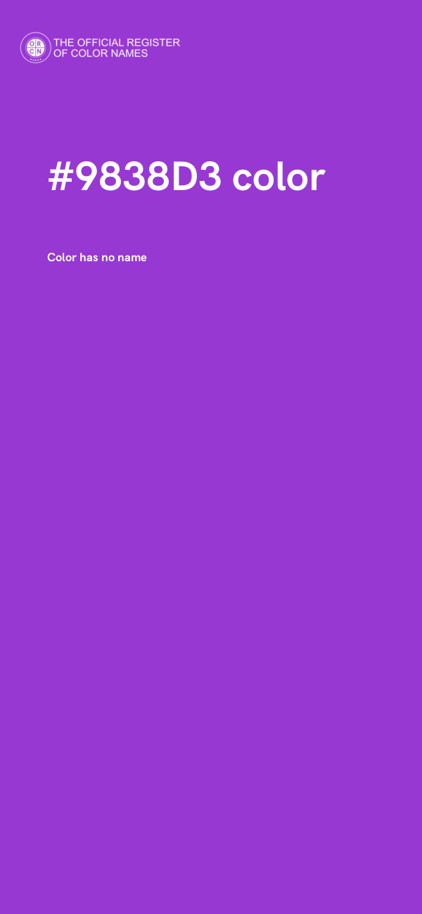 #9838D3 color image