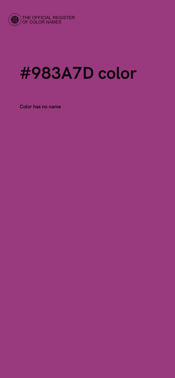 #983A7D color image